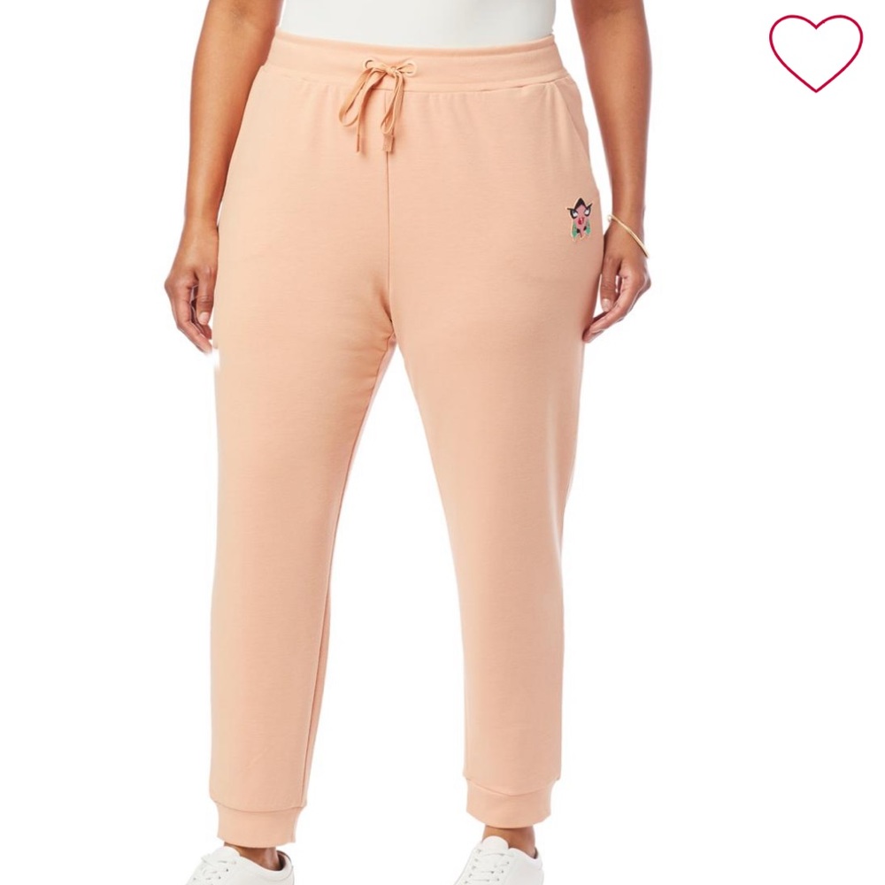 Badgley Mischka NWT Dusty Coral French Terry Jogger Pant with Pockets- Size-M